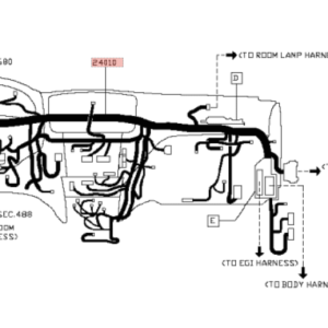 Infiniti 24010-1NA1A Harness-Main